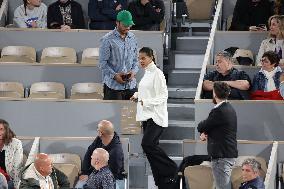 2025 French Open - Celebrities In Stand Day 4 NB