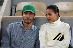 2025 French Open - Celebrities In Stand Day 4 NB