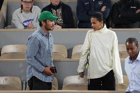 2025 French Open - Celebrities In Stand Day 4 NB
