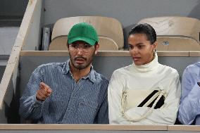 2025 French Open - Celebrities In Stand Day 4 NB