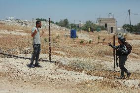 Demolishing Home and Barn in Hebron - West Bank