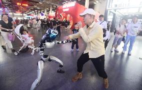 UNITREE G1 Humanoid Robot Boxing Match
