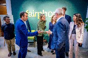 Queen Maxima Visits Fairphone - Amsterdam