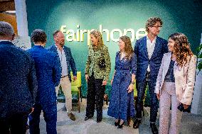 Queen Maxima Visits Fairphone - Amsterdam