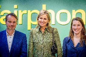 Queen Maxima Visits Fairphone - Amsterdam