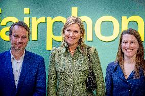 Queen Maxima Visits Fairphone - Amsterdam