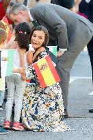 Spanish Royals Visit Guadalupe Village - Spain