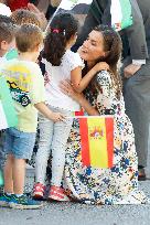 Spanish Royals Visit Guadalupe Village - Spain
