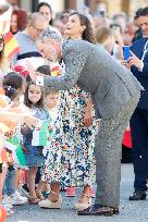 Spanish Royals Visit Guadalupe Village - Spain