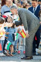 Spanish Royals Visit Guadalupe Village - Spain