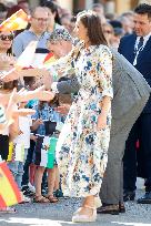 Spanish Royals Visit Guadalupe Village - Spain