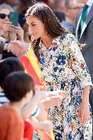 Spanish Royals Visit Guadalupe Village - Spain