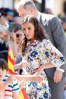 Spanish Royals Visit Guadalupe Village - Spain