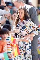 Spanish Royals Visit Guadalupe Village - Spain