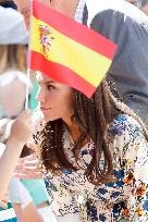 Spanish Royals Visit Guadalupe Village - Spain