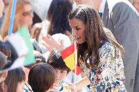 Spanish Royals Visit Guadalupe Village - Spain