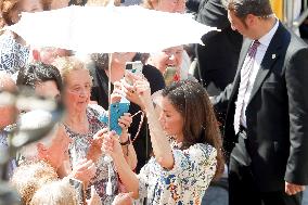 Spanish Royals Visit Guadalupe Village - Spain