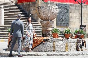 Spanish Royals Visit Guadalupe Village - Spain