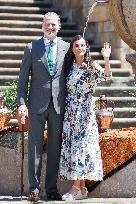 Spanish Royals Visit Guadalupe Village - Spain