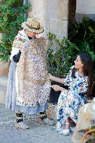 Spanish Royals Visit Guadalupe Village - Spain
