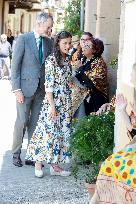 Spanish Royals Visit Guadalupe Village - Spain