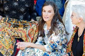 Spanish Royals Visit Guadalupe Village - Spain