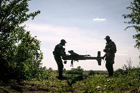 Aerial reconnaissance in Zaporizhzhia director