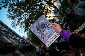 Retirees Protest Clashes With Police Outside National Congress - Buenos Aires