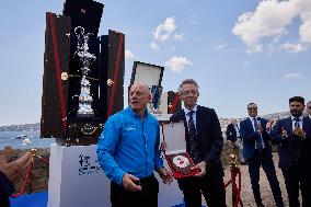 Presentation Of 38th Edition Of Louis Vuitton And America's Cup Trophies - Italy