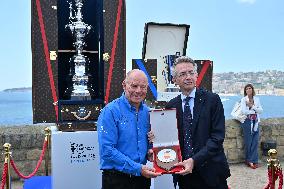 Presentation Of 38th Edition Of Louis Vuitton And America's Cup Trophies - Italy