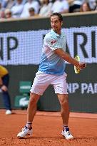 French Open - Richard Gasquet Gets Commemorative Trophy