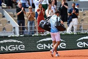 French Open - Richard Gasquet Gets Commemorative Trophy