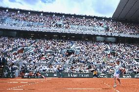 French Open - Richard Gasquet Gets Commemorative Trophy