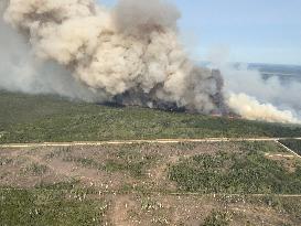 Wildfire Emergency In Manitoba - Canada
