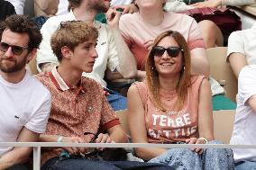2025 French Open - Celebrities In Stand Day 5 NB