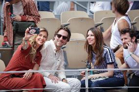 2025 French Open - Celebrities In Stand Day 5 NB
