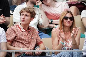 2025 French Open - Celebrities In Stand Day 5 NB