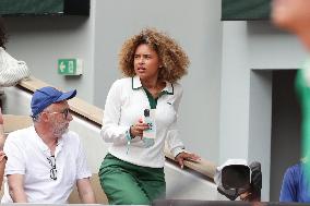 2025 French Open - Celebrities In Stand Day 5 NB