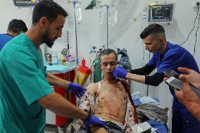 Israel Strikes Nuseirat Refugee Camp - Gaza