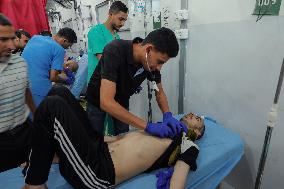 Israel Strikes Nuseirat Refugee Camp - Gaza