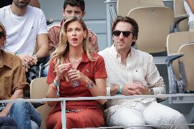 2025 French Open - Celebrities In Stand Day 5 NB