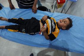Israel Strikes Nuseirat Refugee Camp - Gaza
