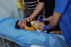 Israel Strikes Nuseirat Refugee Camp - Gaza