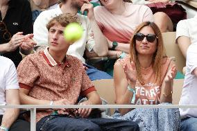 2025 French Open - Celebrities In Stand Day 5 NB
