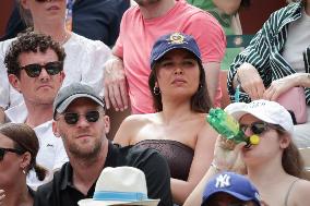 2025 French Open - Celebrities In Stand Day 5 NB