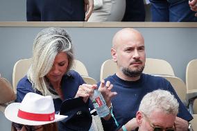 2025 French Open - Celebrities In Stand Day 5 NB