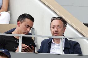 2025 French Open - Celebrities In Stand Day 5 NB