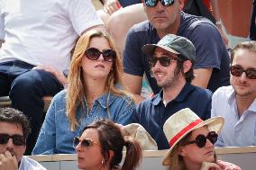 2025 French Open - Celebrities In Stand Day 5 NB