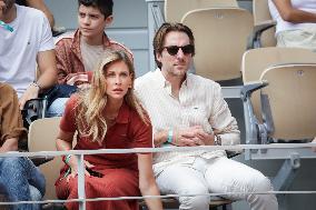 2025 French Open - Celebrities In Stand Day 5 NB