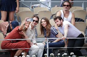 2025 French Open - Celebrities In Stand Day 5 NB